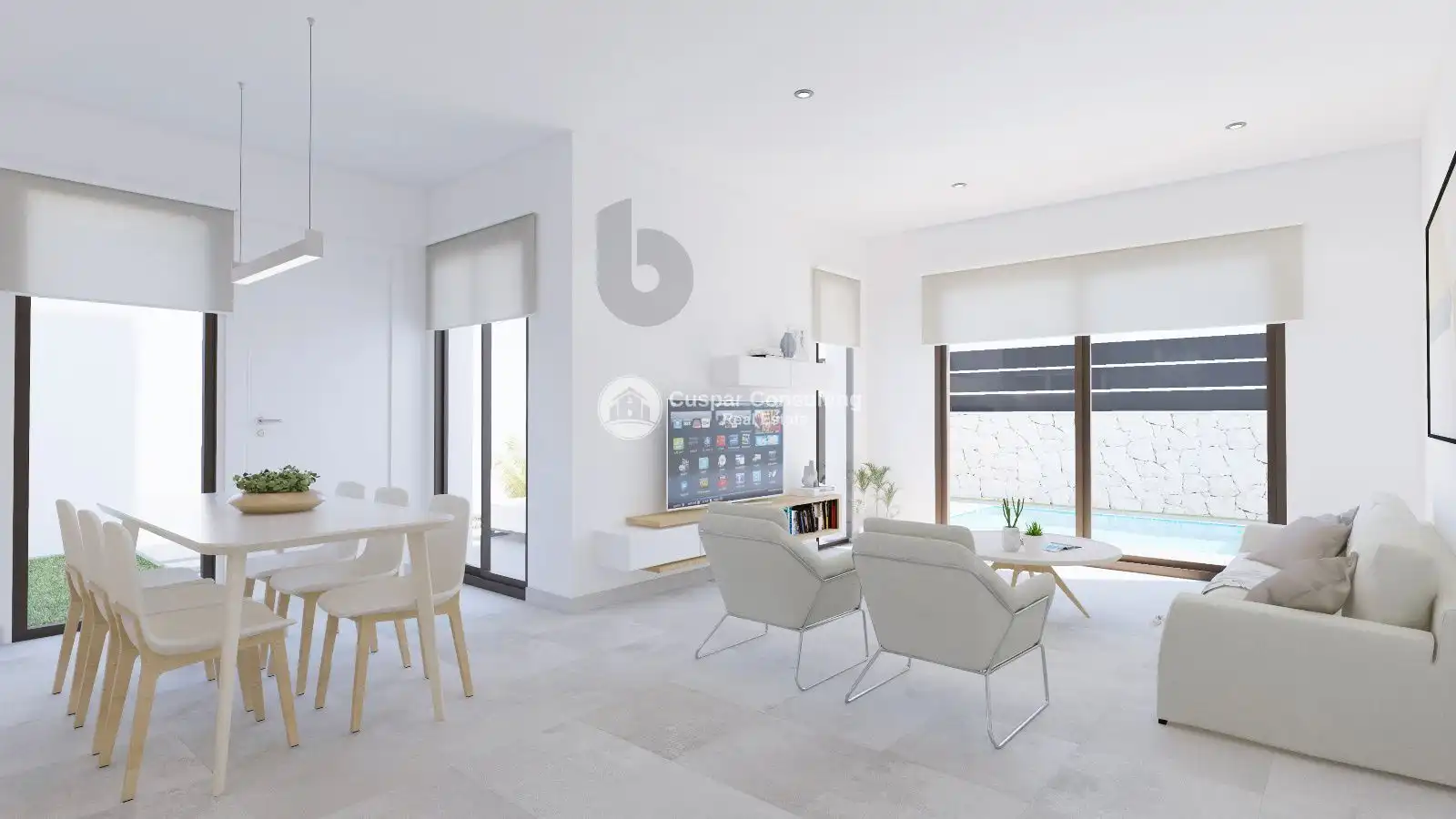 Living room of Houses for sale in Pilar de la Horadada  with Heating, Private garden and Terrace