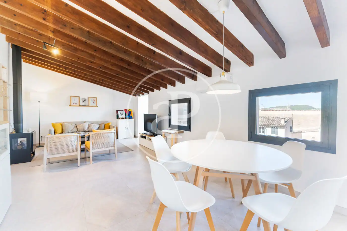 Dining room of Houses for sale in Sóller  with Air Conditioner, Heating and Terrace