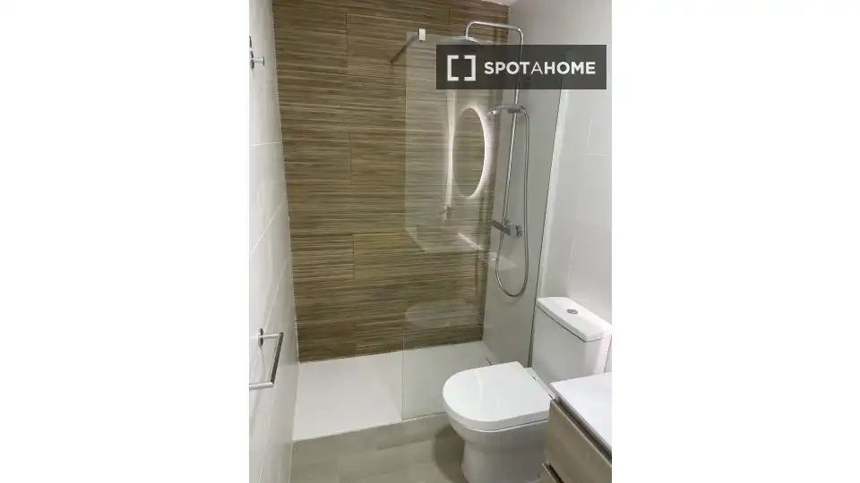 Baño de Estudio para compartir en Mogán con Aire acondicionado, Terraza y Amueblado