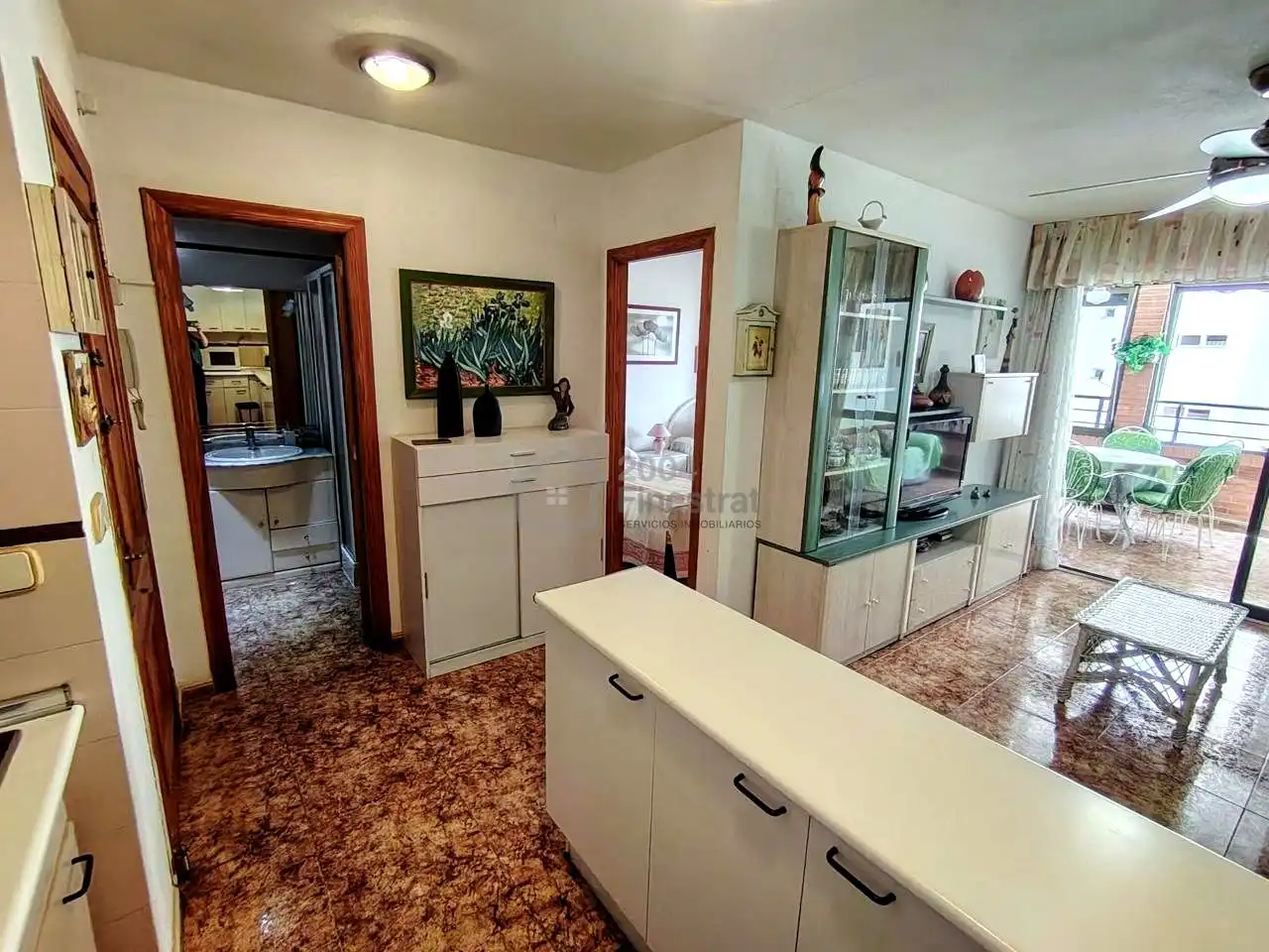 Kitchen of Flat for sale in Finestrat  with Air Conditioner, Terrace and Swimming Pool