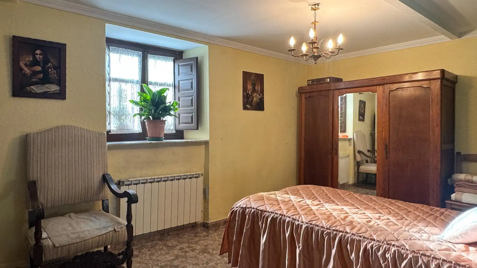 Habitación de Finca rústica en venta en Baños de Rioja con Calefacción, Jardín privado y Terraza
