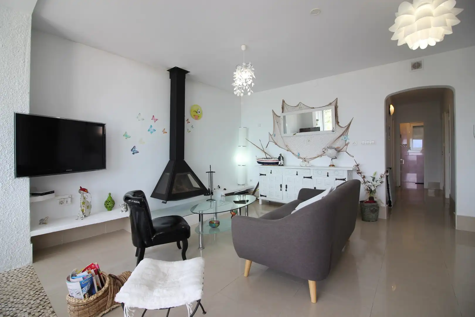Sala de estar de Casa o chalet en venta en Roses con Terraza y Trastero