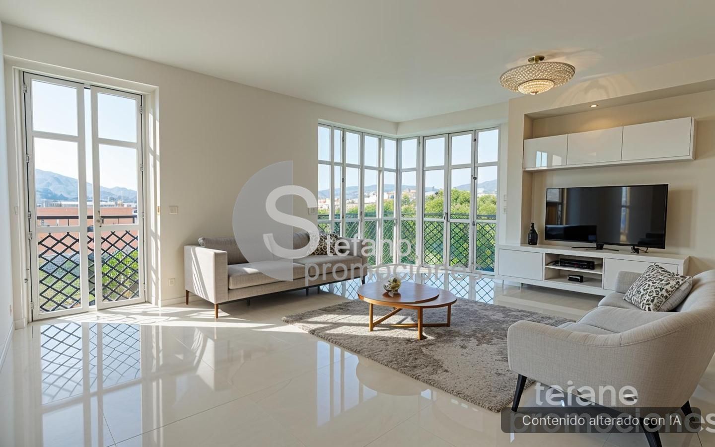 Sala d'estar de Pis en venda en Málaga Capital amb Calefacció