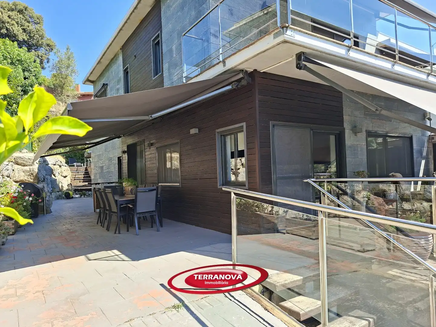Terrassa de Casa o xalet en venda en L'Ametlla del Vallès amb Aire condicionat, Calefacció i Jardí privat