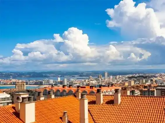 Vista exterior de Dúplex en venta en A Coruña Capital 