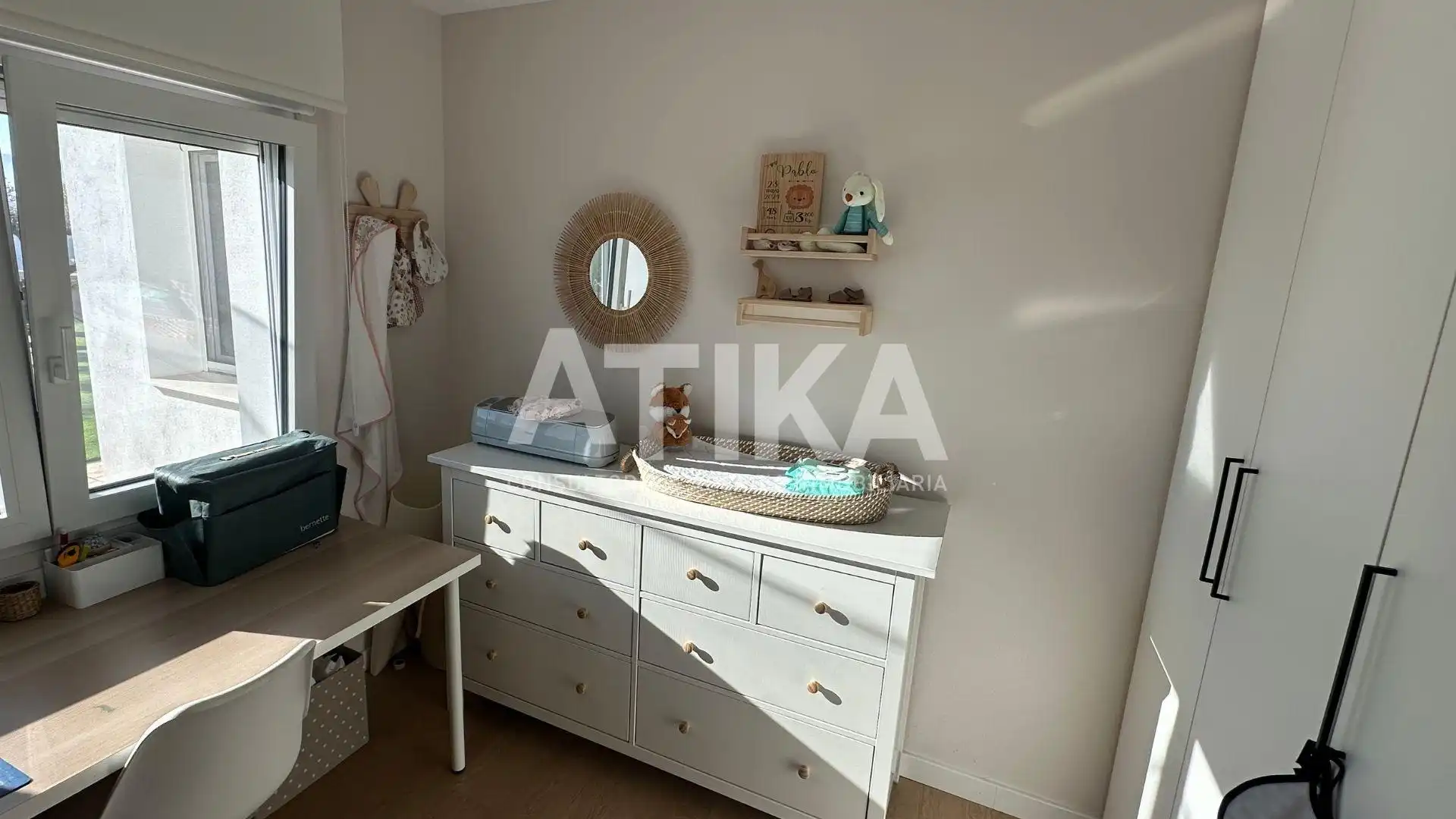 Bedroom of Houses for sale in Ontinyent  with Air Conditioner, Private garden and Parquet flooring