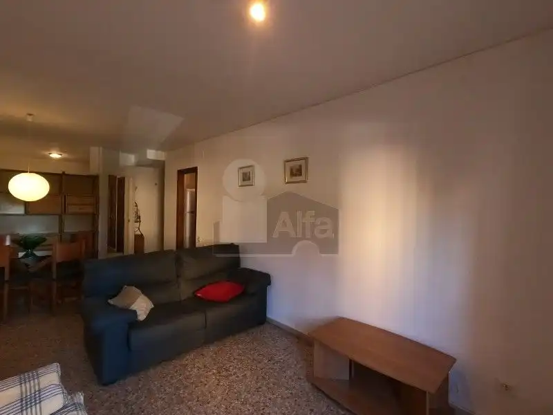 Wohnzimmer von Wohnung zur Miete in Valencia mit Klimaanlage, Möbliert und Ofen