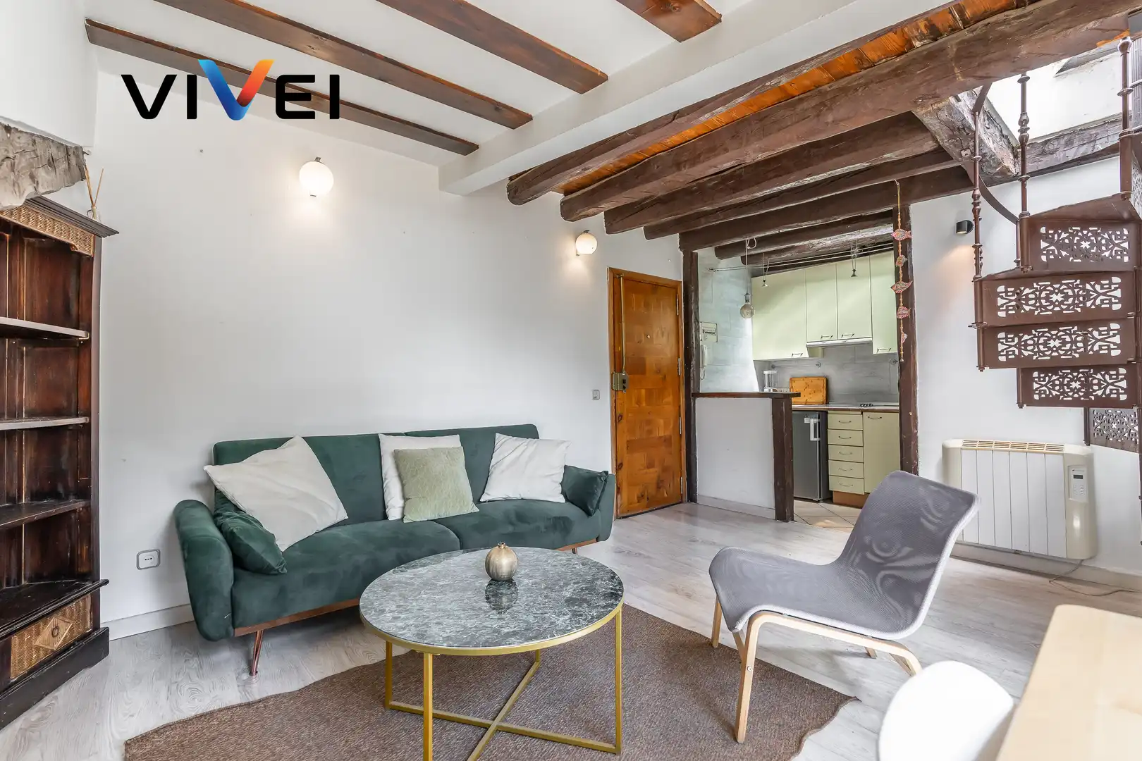 Sala de estar de Ático en venta en Madrid con Aire acondicionado, Calefacción y Terraza