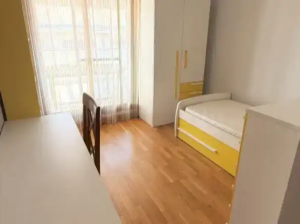 Schlafzimmer von Dachboden zur Miete in Zaratán mit Schwimmbad