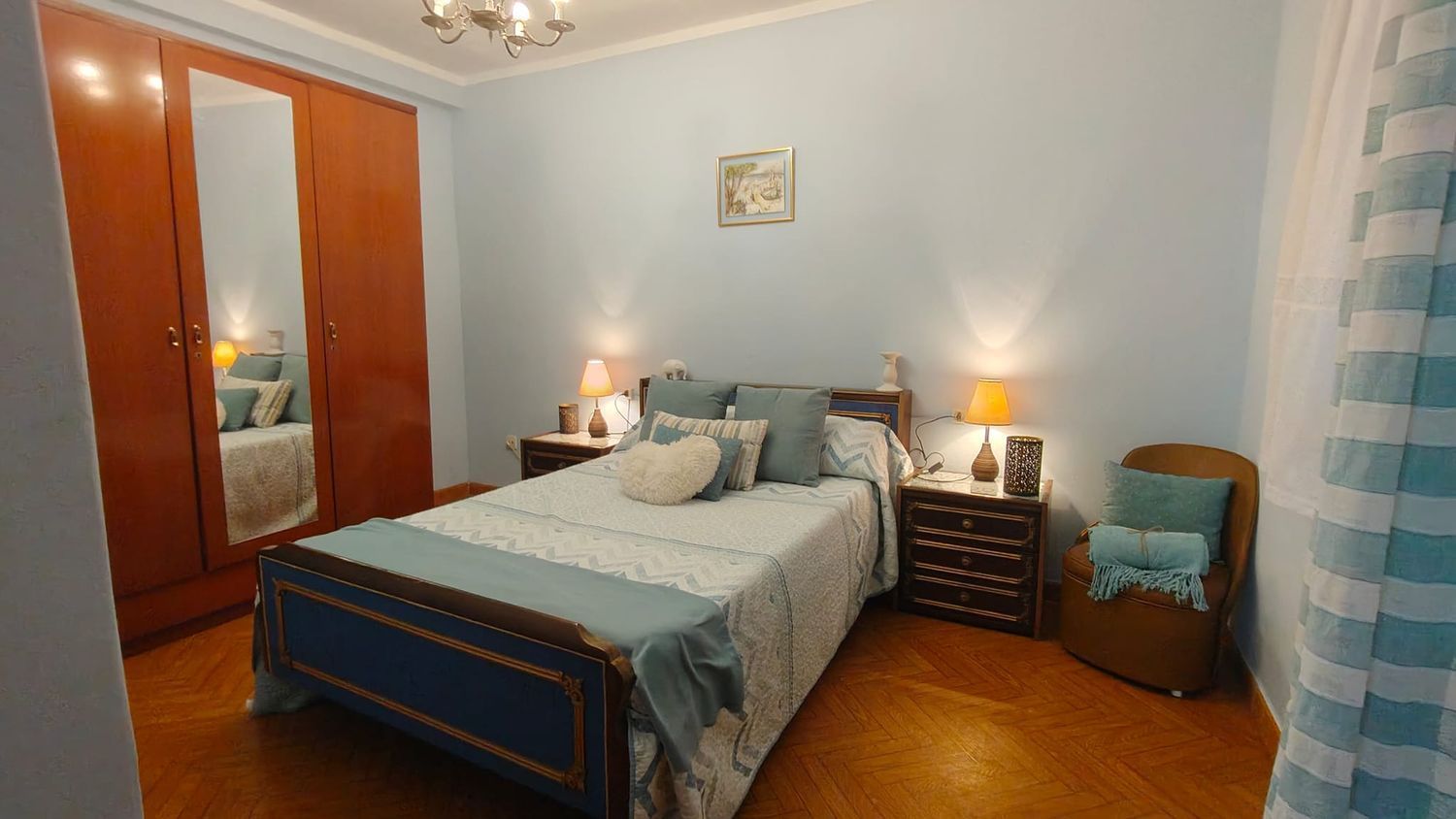 Bedroom of Flat for sale in Gijón   with Storage room and Swimming Pool