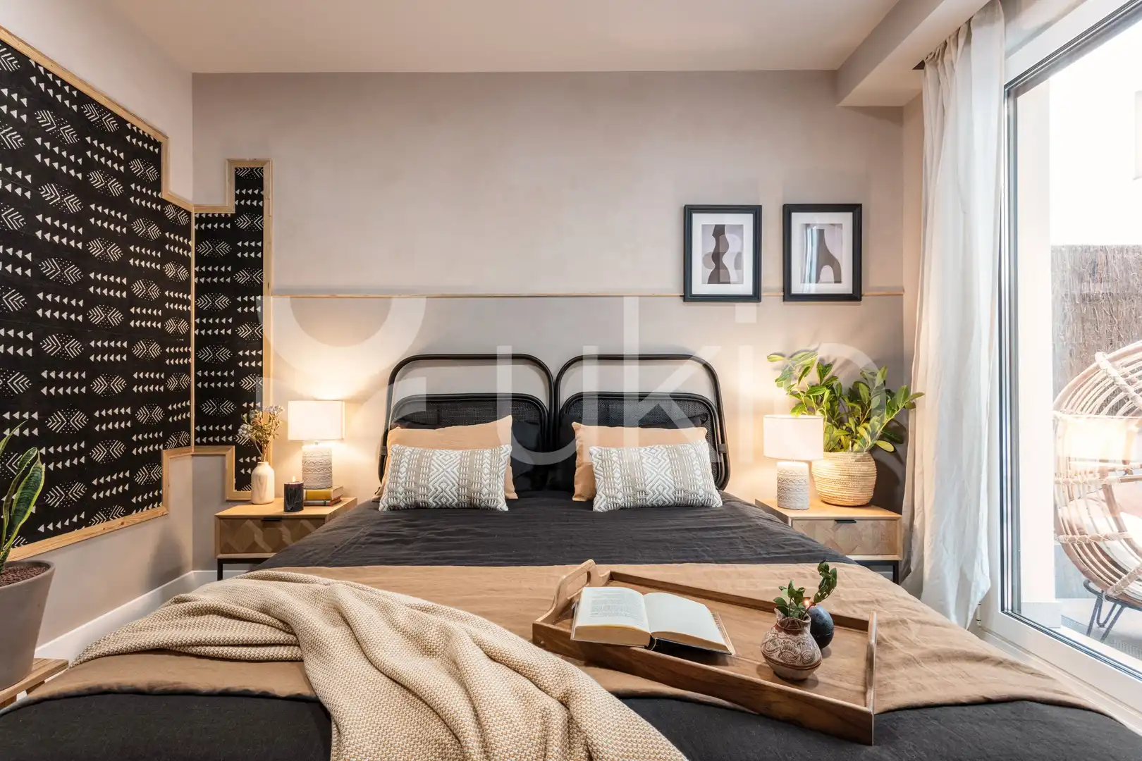 Bedroom of Apartments for rent in Madrid  with Air Conditioner, Heating and Terrace