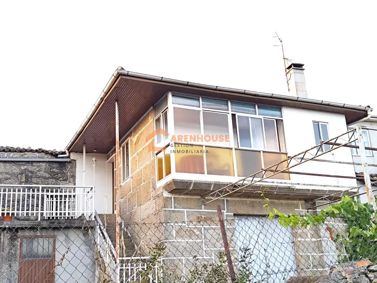 Vista exterior de Casa o xalet en venda en Baños de Molgas amb Calefacció, Jardí privat i Traster