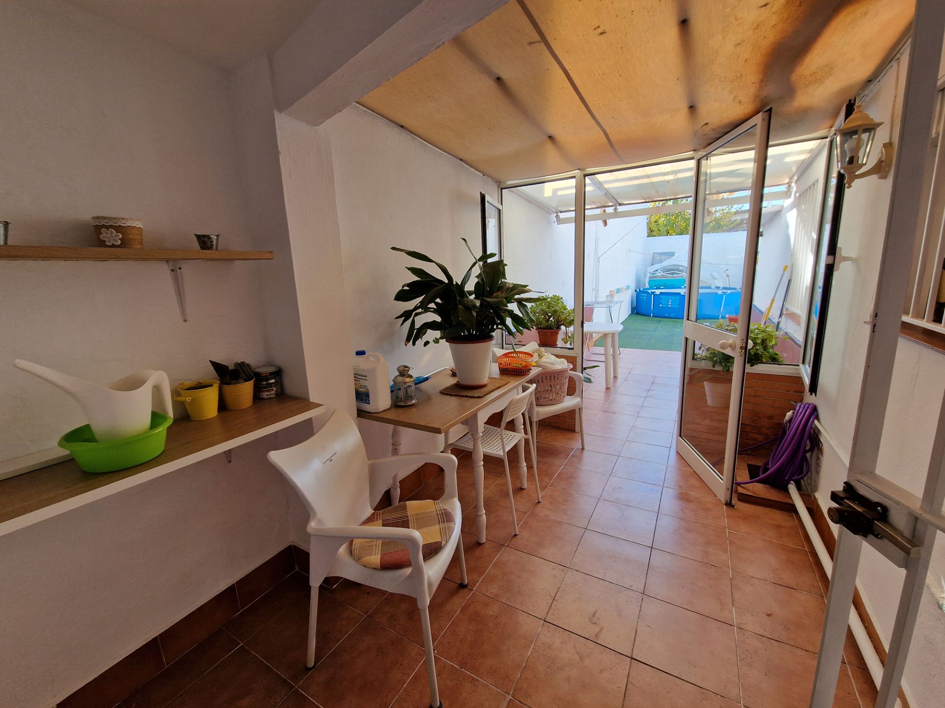 Garden of Single-family semi-detached for sale in Villanueva del Ariscal  with Private garden, Parquet flooring and Storage room