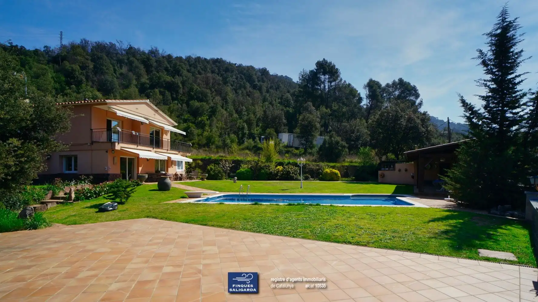 Jardí de Casa o xalet en venda en Tagamanent amb Calefacció, Terrassa i Traster