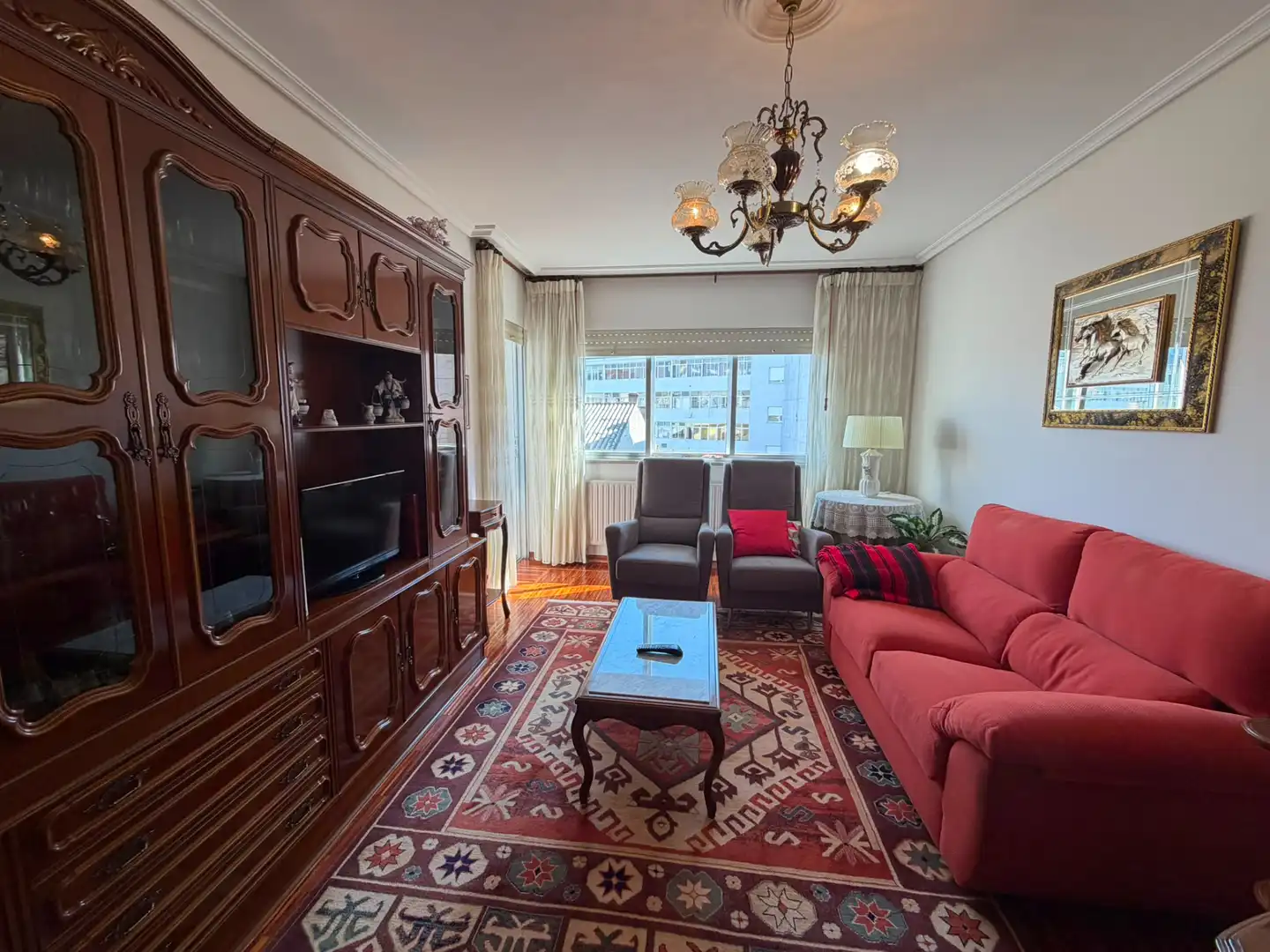 Living room of Flat for rent in Lugo  with Heating, Furnished and Oven