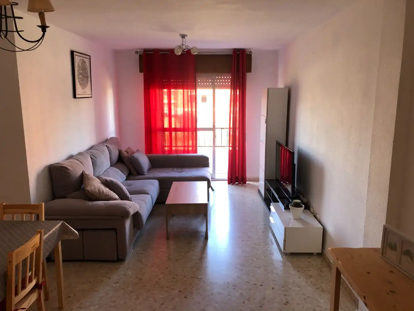 Wohnzimmer von Wohnung zur Miete in  Córdoba Capital mit Klimaanlage, Terrasse und Balkon