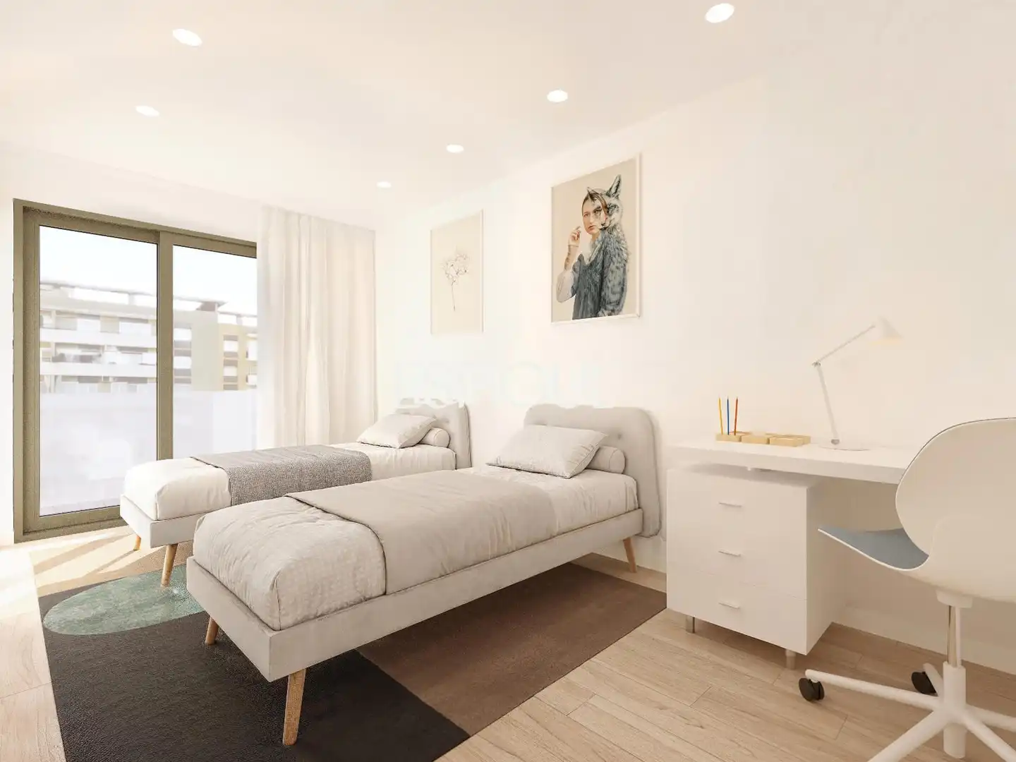 Bedroom of Flat for sale in Terrassa  with Air Conditioner, Heating and Terrace