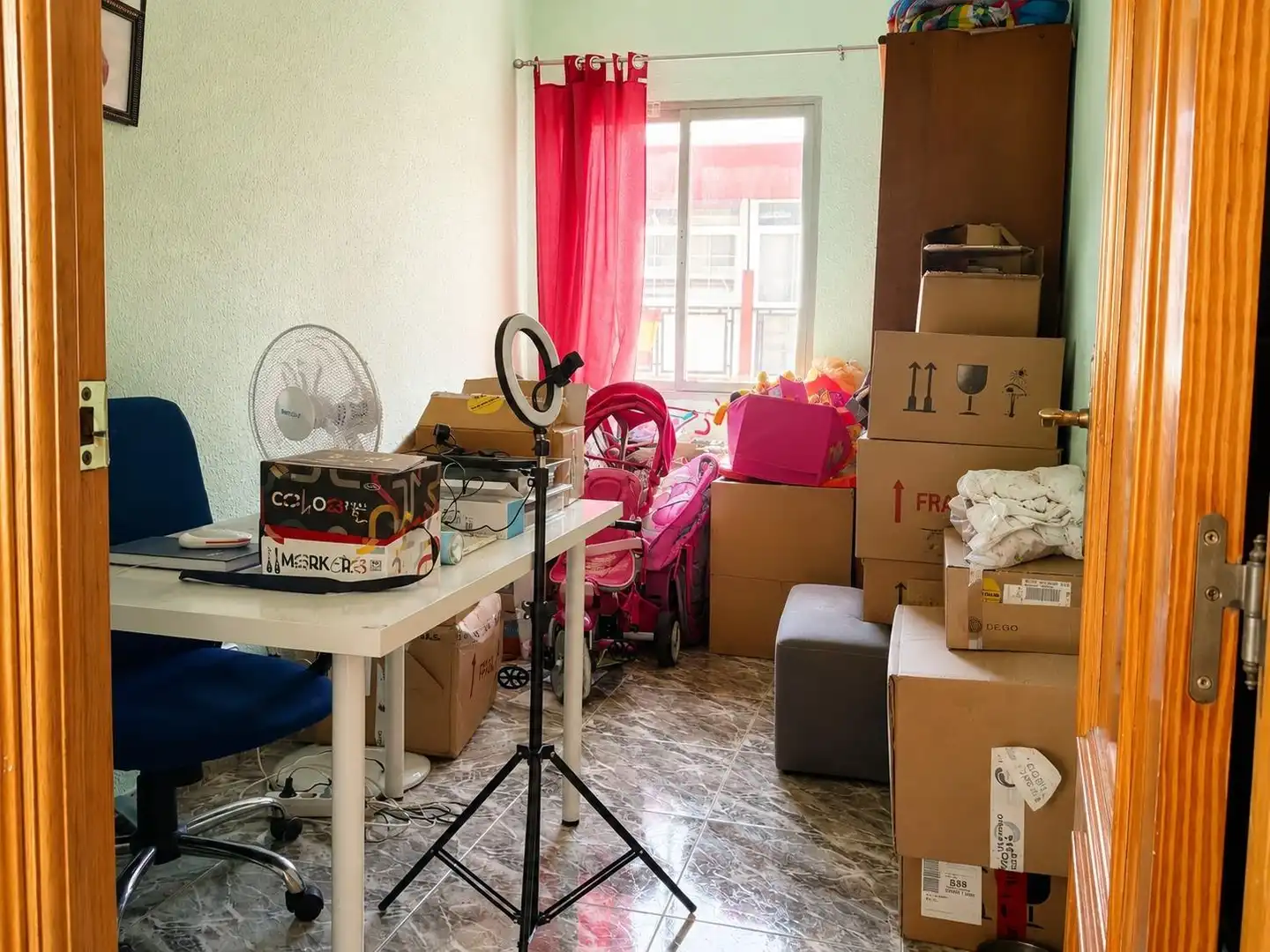 Bedroom of Flat for sale in Málaga