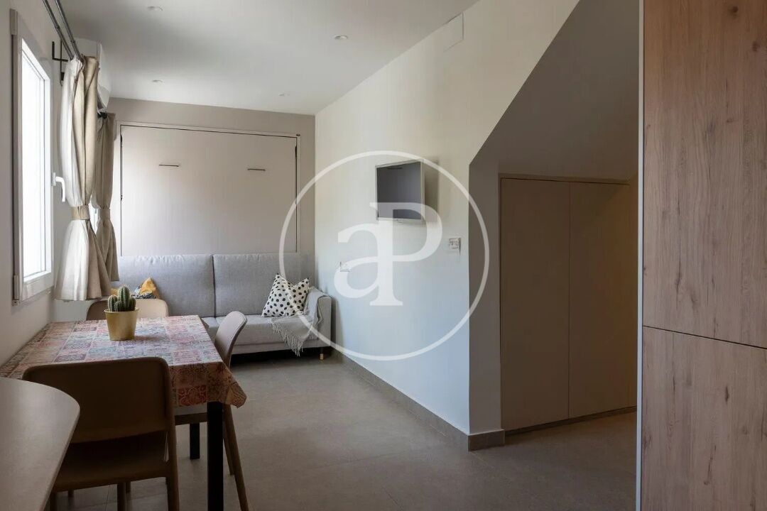Living room of Loft to rent in  Valencia Capital  with Air Conditioner, Heating and Furnished