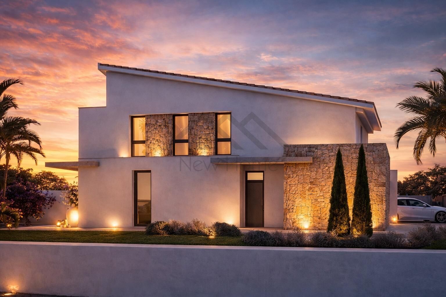 Vista exterior de Casa adosada en venda en Benaguasil amb Jardí privat, Terrassa i Piscina