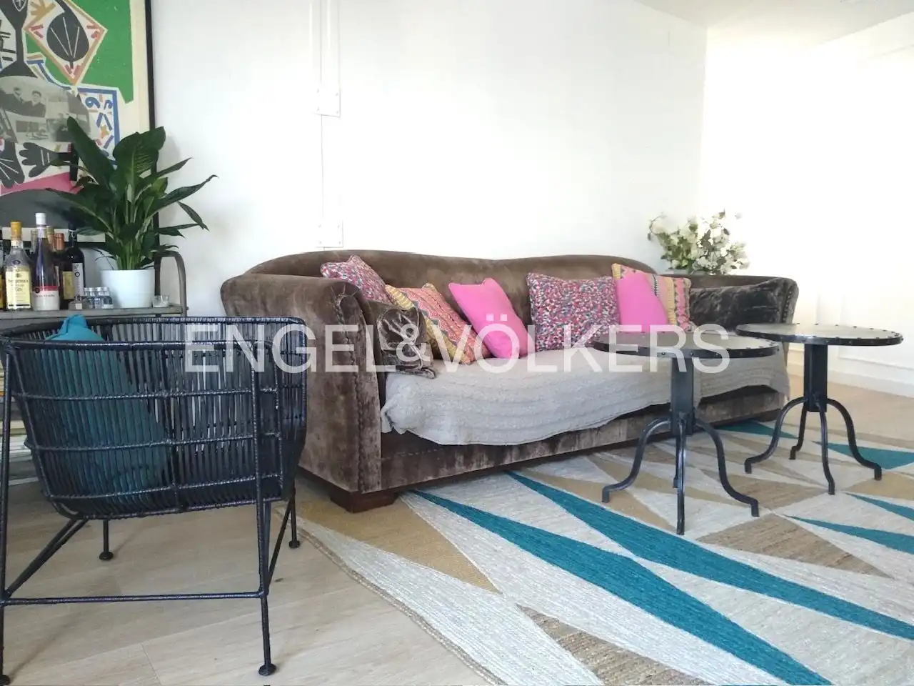 Sala d'estar de Pis de lloguer en Valencia amb Aire condicionat, Calefacció i Parquet