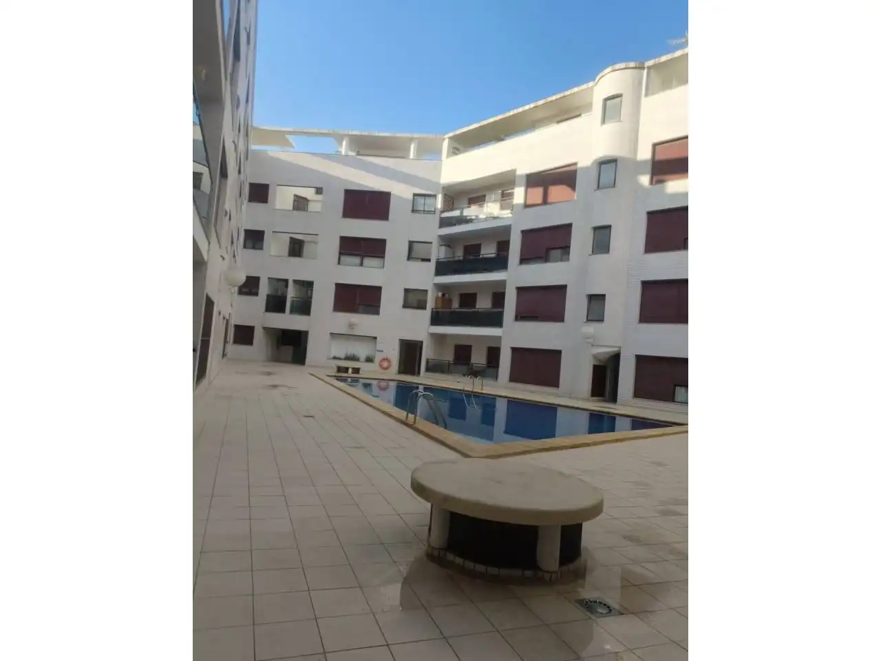 Piscina de Piso de alquiler en El Real de Gandia con Aire acondicionado, Terraza y Amueblado