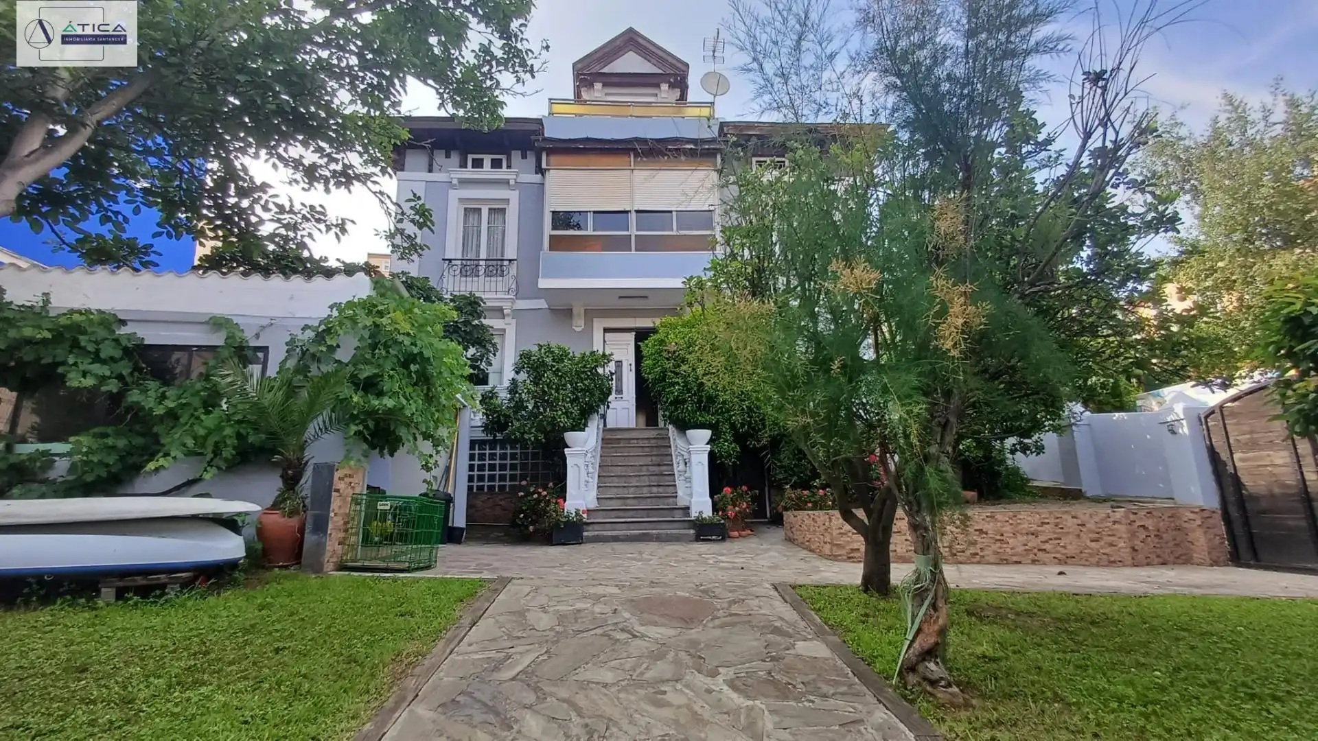 Exterior view of Houses for sale in Santander  with Private garden, Terrace and Furnished