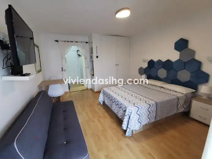 Bedroom of Study for rent in Puerto de la Cruz  with Terrace, Furnished and Washing machine