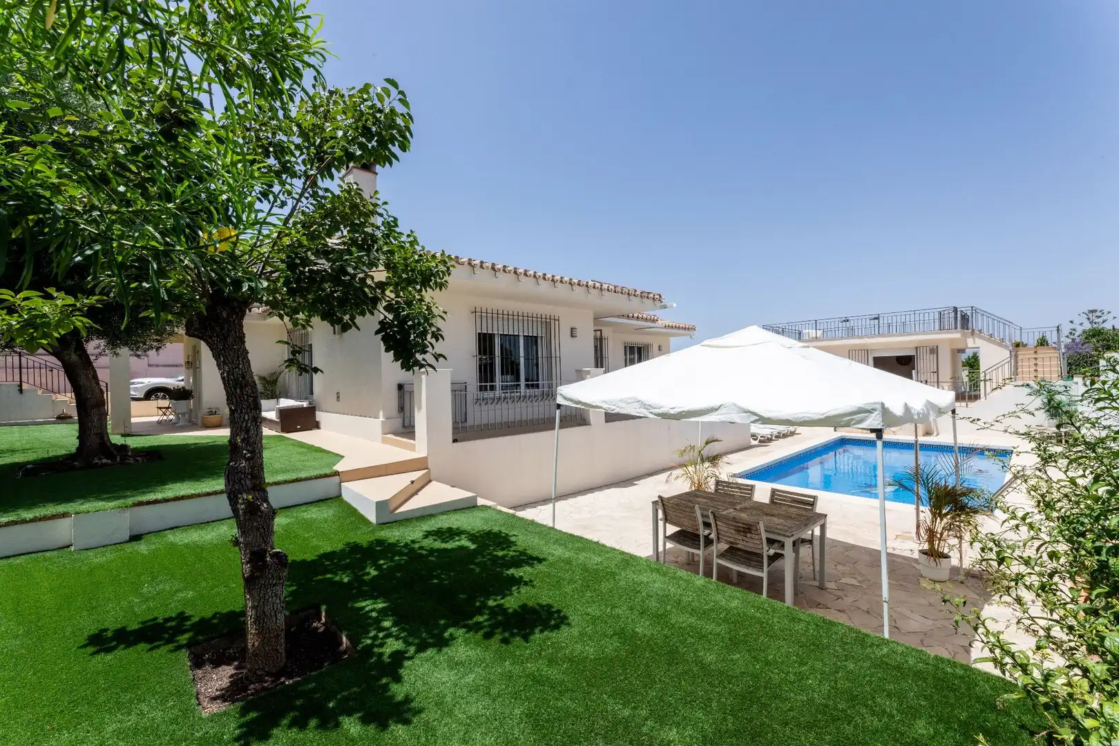 Jardín de Casa o chalet en venta en Alhaurín de la Torre con Aire acondicionado, Calefacción y Jardín privado