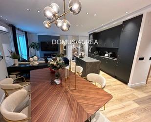 Dining room of Flat to rent in  Madrid Capital  with Air Conditioner, Heating and Terrace