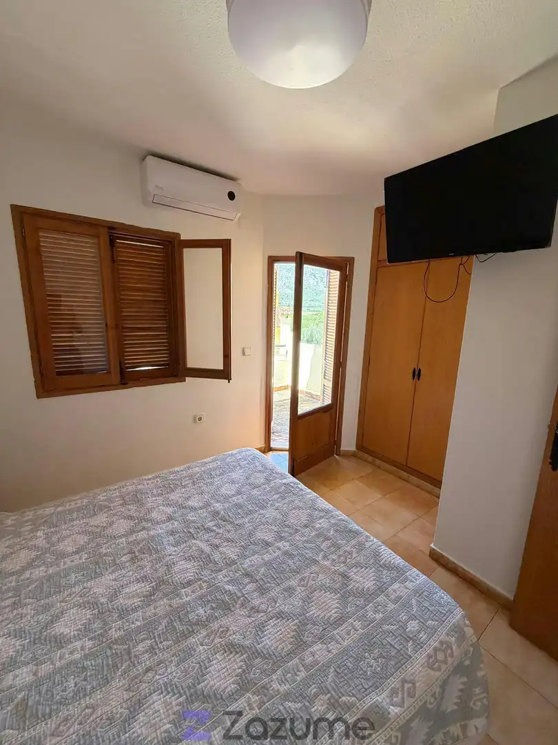 Bedroom of Detached homes for rent in Sueca  with Air Conditioner, Terrace and Swimming Pool
