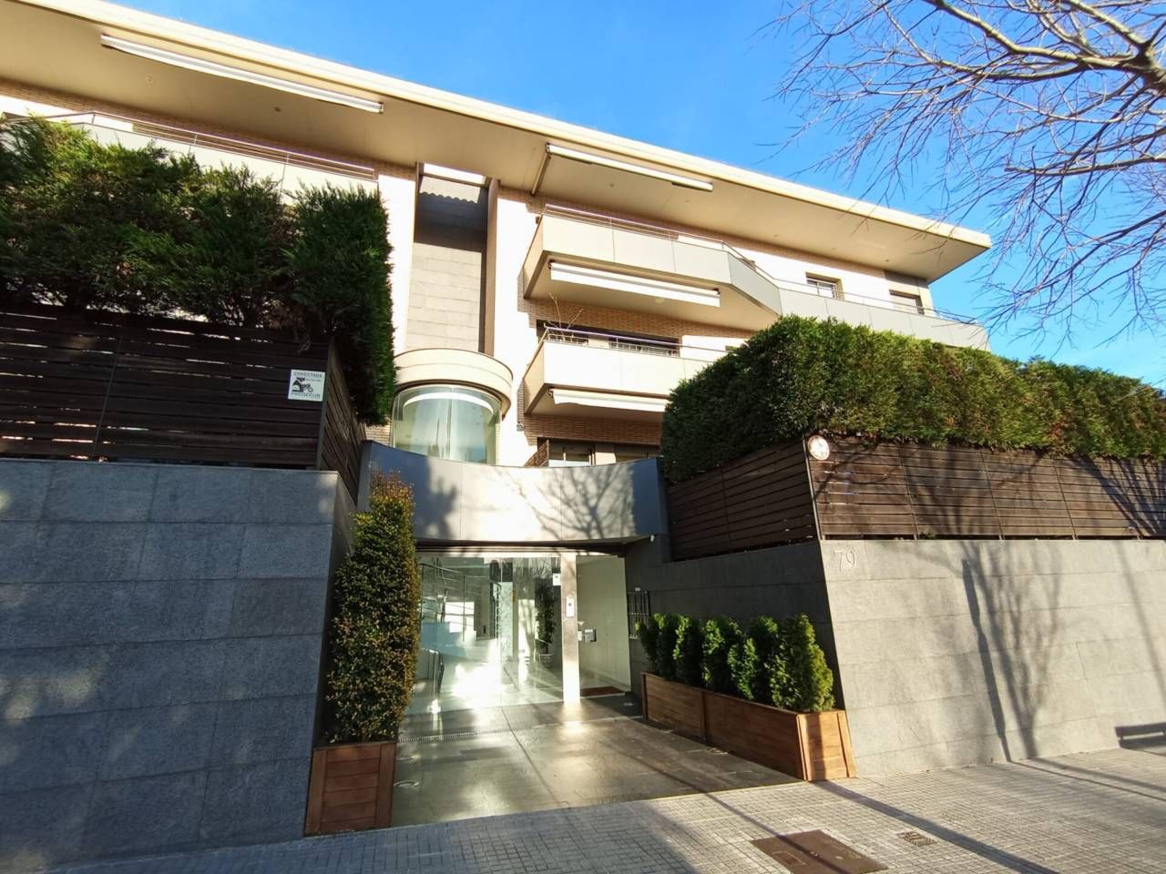 Exterior view of Flat for rent in Sant Cugat del Vallès  with Air Conditioner, Heating and Parquet flooring