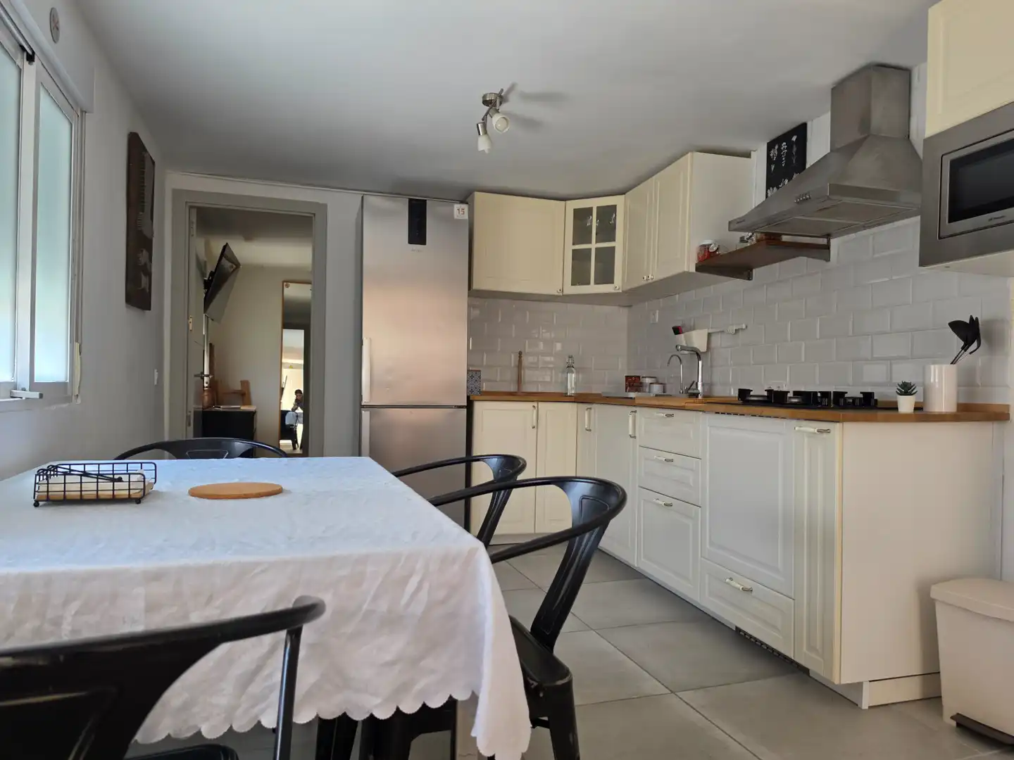 Cocina de Casa adosada en venta en Badalona con Aire acondicionado, Calefacción y Terraza