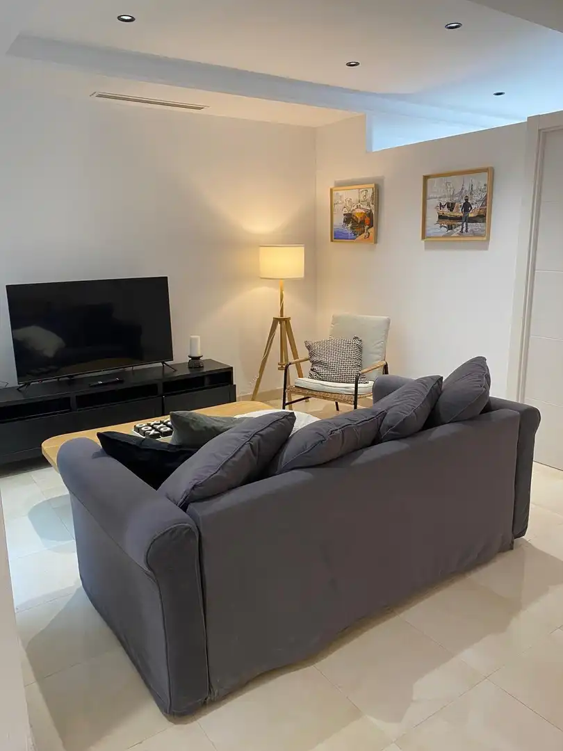 Wohnzimmer von Wohnung zur Miete in El Puerto de Santa María mit Klimaanlage und Möbliert