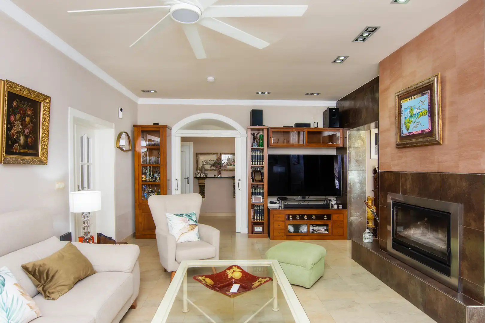 Sala de estar de Casa o chalet en venta en Carboneras con Aire acondicionado, Calefacción y Jardín privado