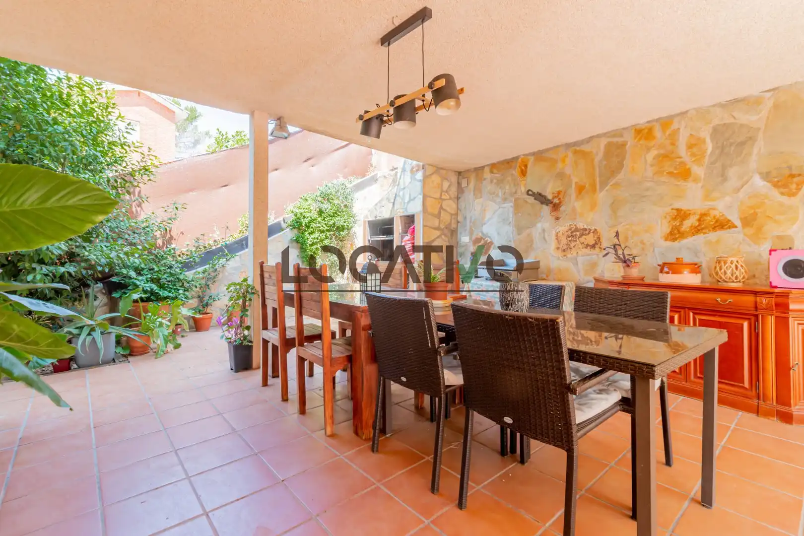 Terrassa de Casa o xalet en venda en Navas del Rey amb Aire condicionat, Calefacció i Jardí privat