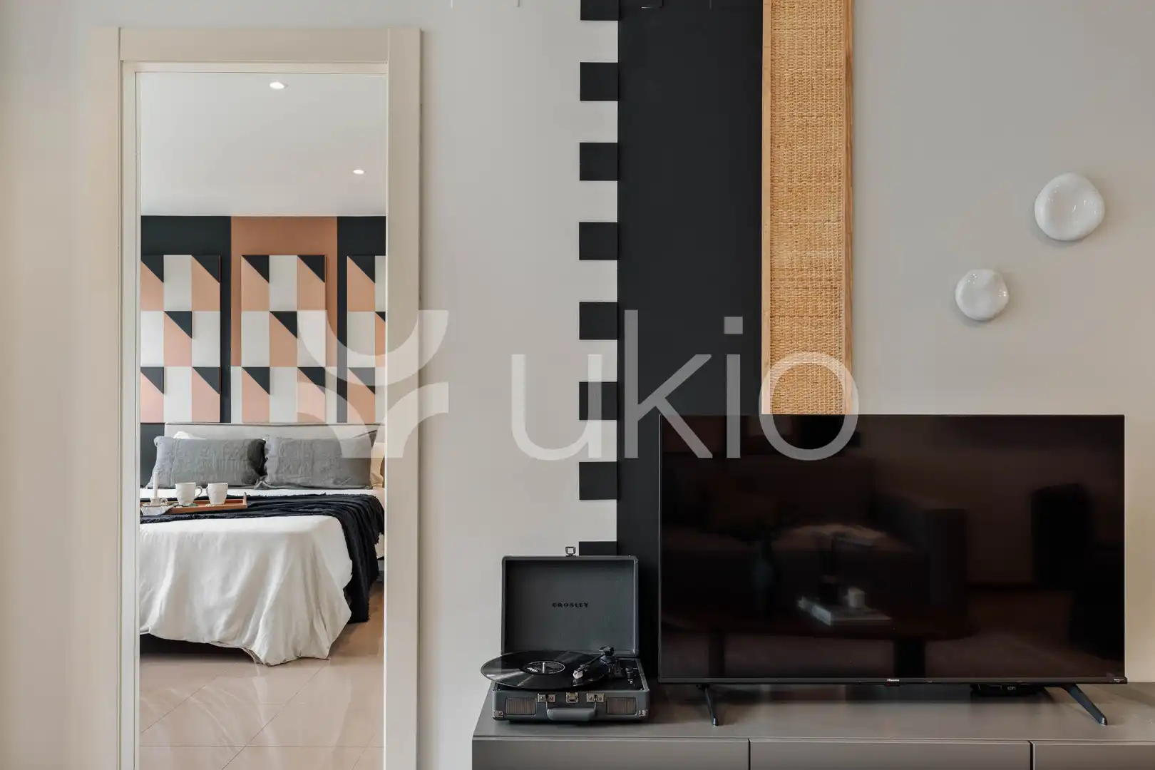 Living room of Apartments for rent in Barcelona  with Air Conditioner, Heating and Furnished