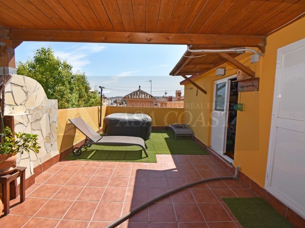 Terrassa de Casa adosada en venda en Mijas amb Aire condicionat
