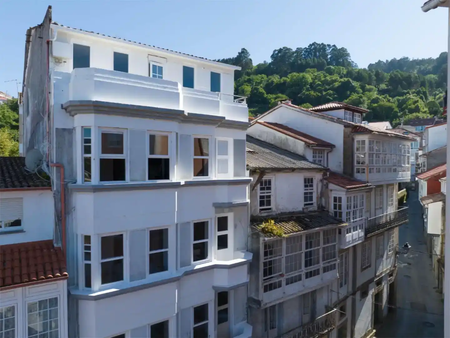 Exterior view of Flat for rent in Pontedeume  with Furnished and Balcony