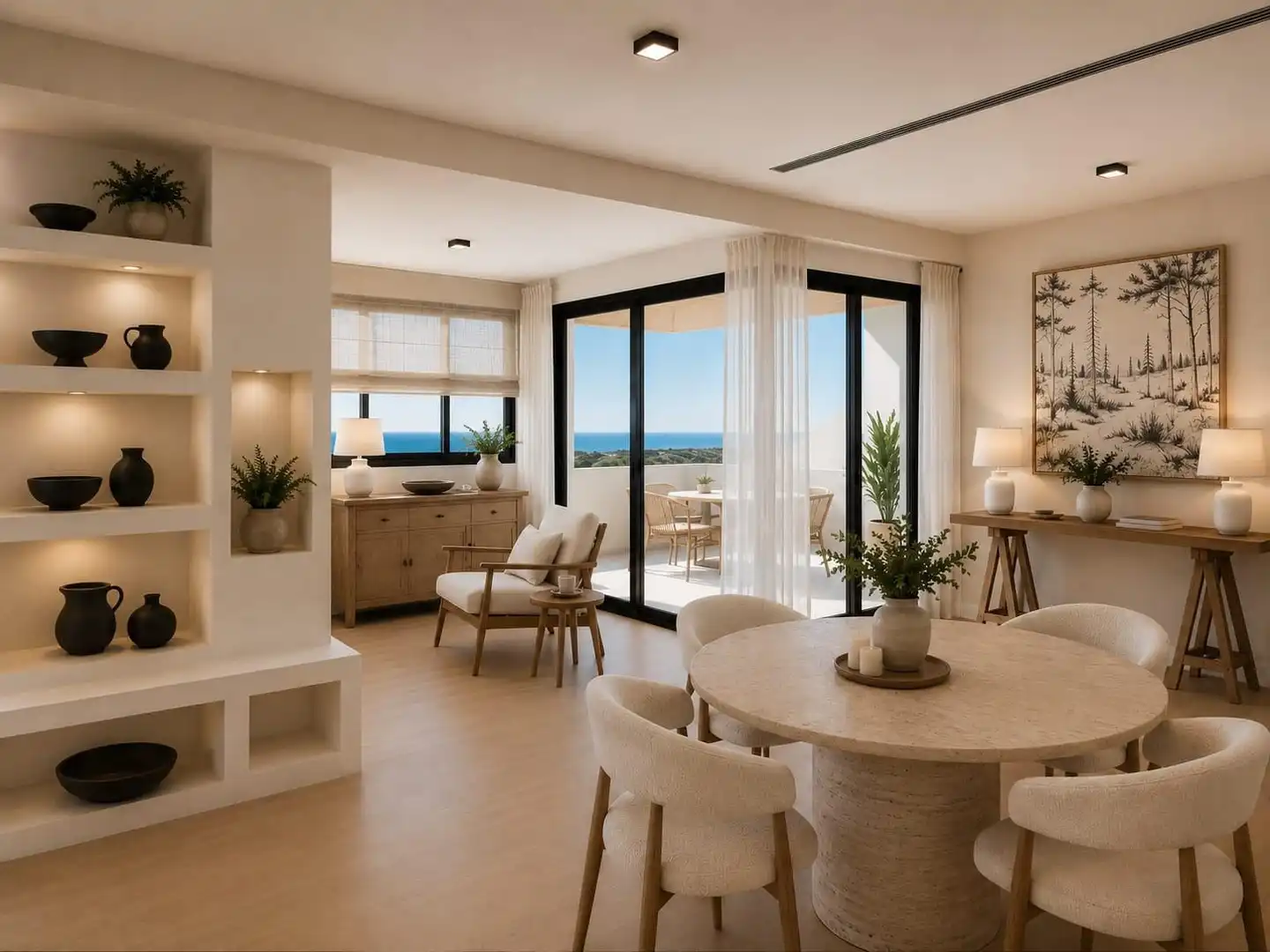 Dining room of Attic for sale in Mijas  with Heating, Terrace and Community pool