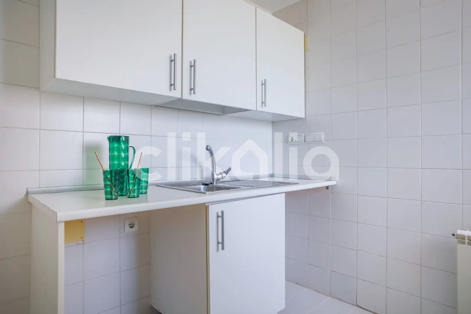 Kitchen of Flat for sale in Madrid  with Heating, Terrace and Storage room