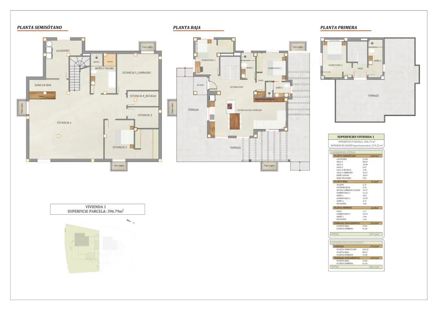 Villa mit Pool zum Verkauf in Pueblo Acantilado - Lanuza, imagen 19