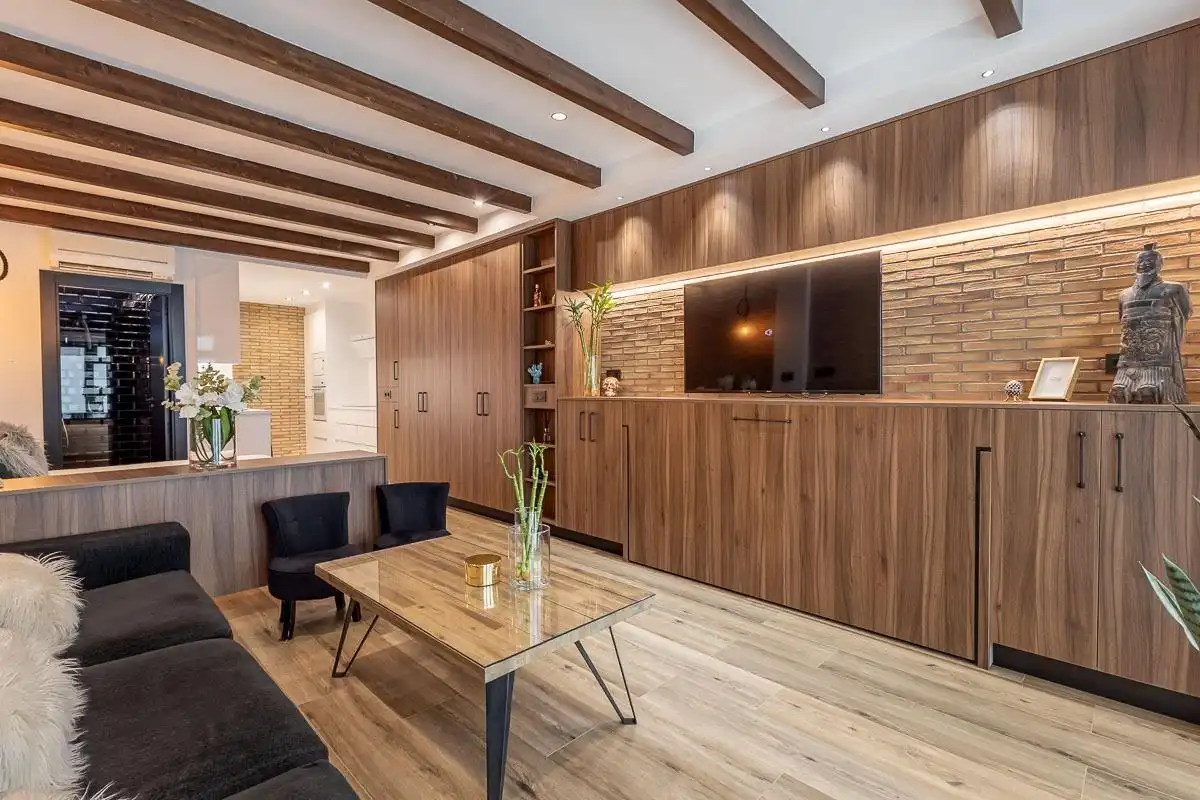 Wohnzimmer von Wohnung zur Miete in Granada mit Möbliert