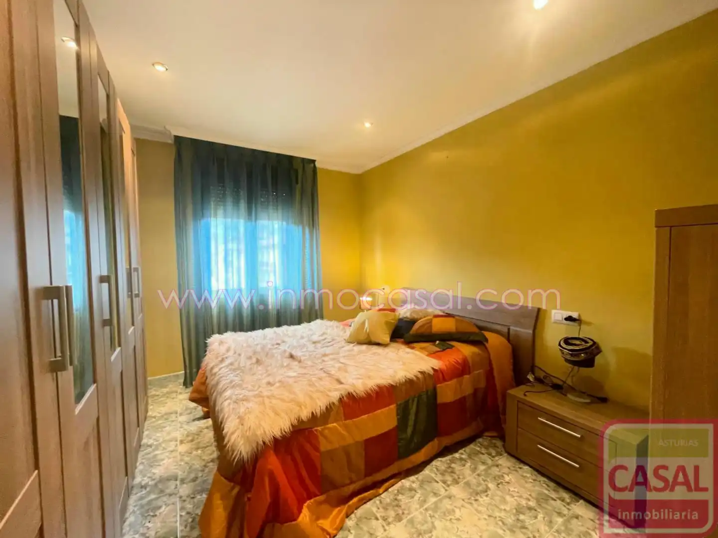 Bedroom of Flat for sale in Mieres (Asturias)  with Heating, Storage room and Furnished