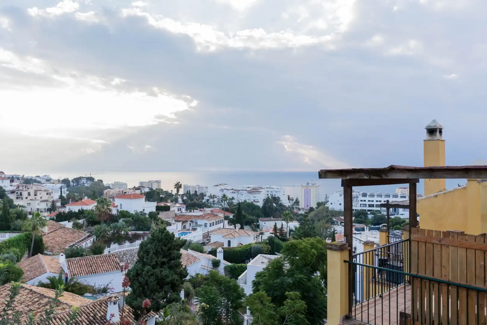 Exterior view of Detached homes for sale in Fuengirola  with Air Conditioner and Terrace