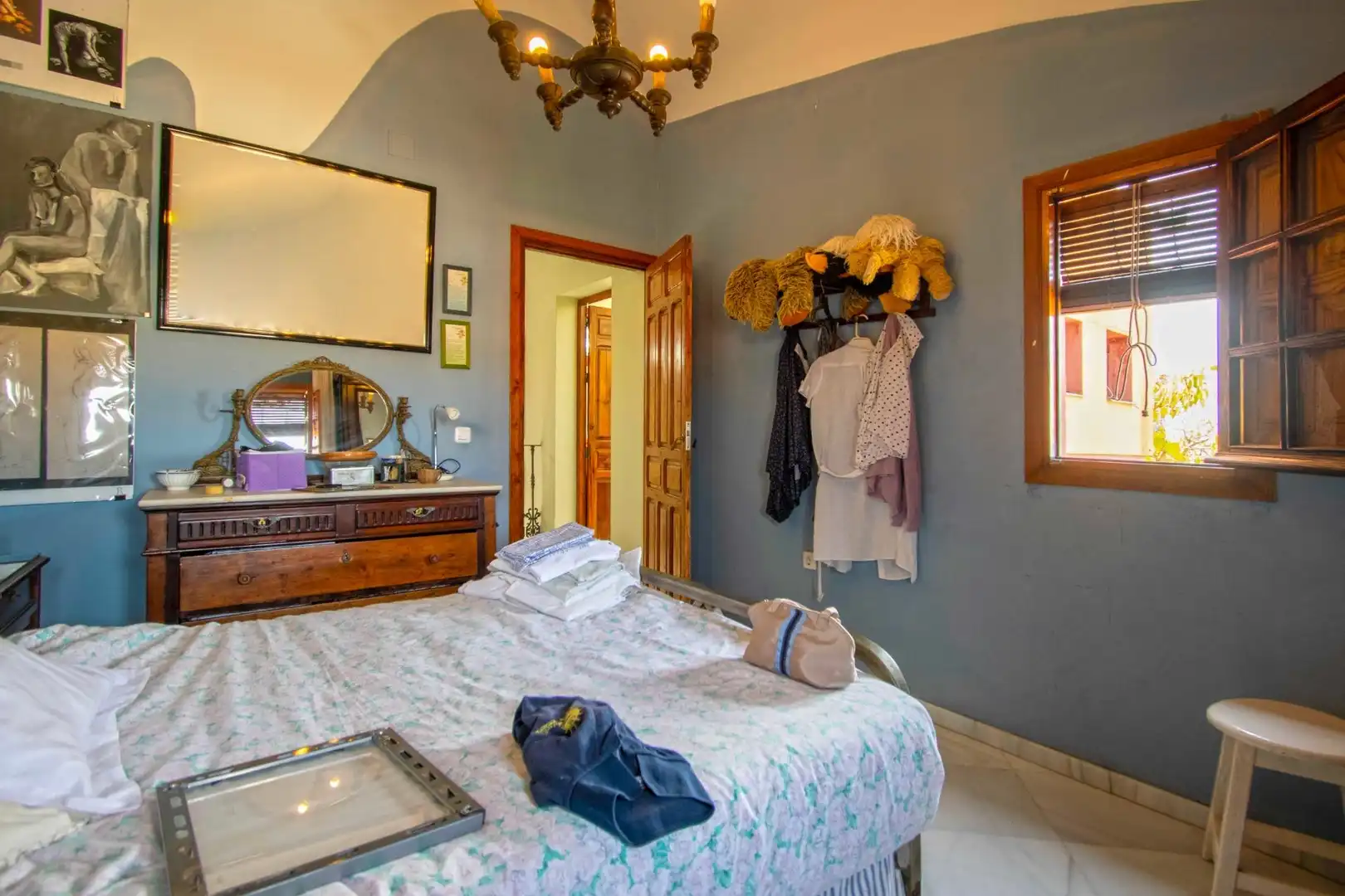 Schlafzimmer von Country house zum Verkauf in Mairena del Aljarafe mit Terrasse, Schwimmbad und Balkon