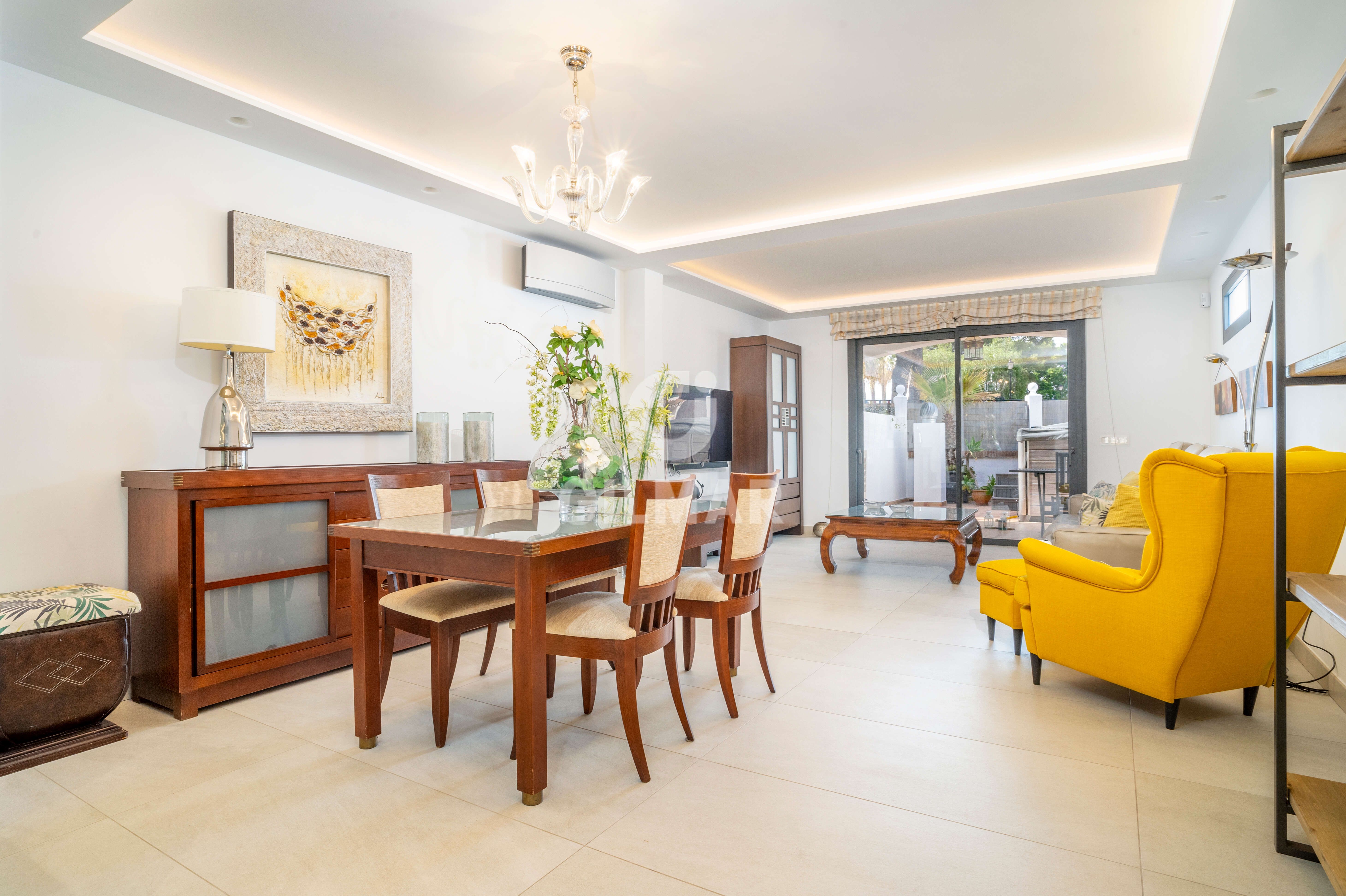 Dining room of Single-family semi-detached for sale in Marbella  with Heating and Swimming Pool