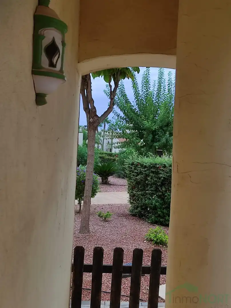 Jardí de Dúplex en venda en San Javier amb Piscina comunitària