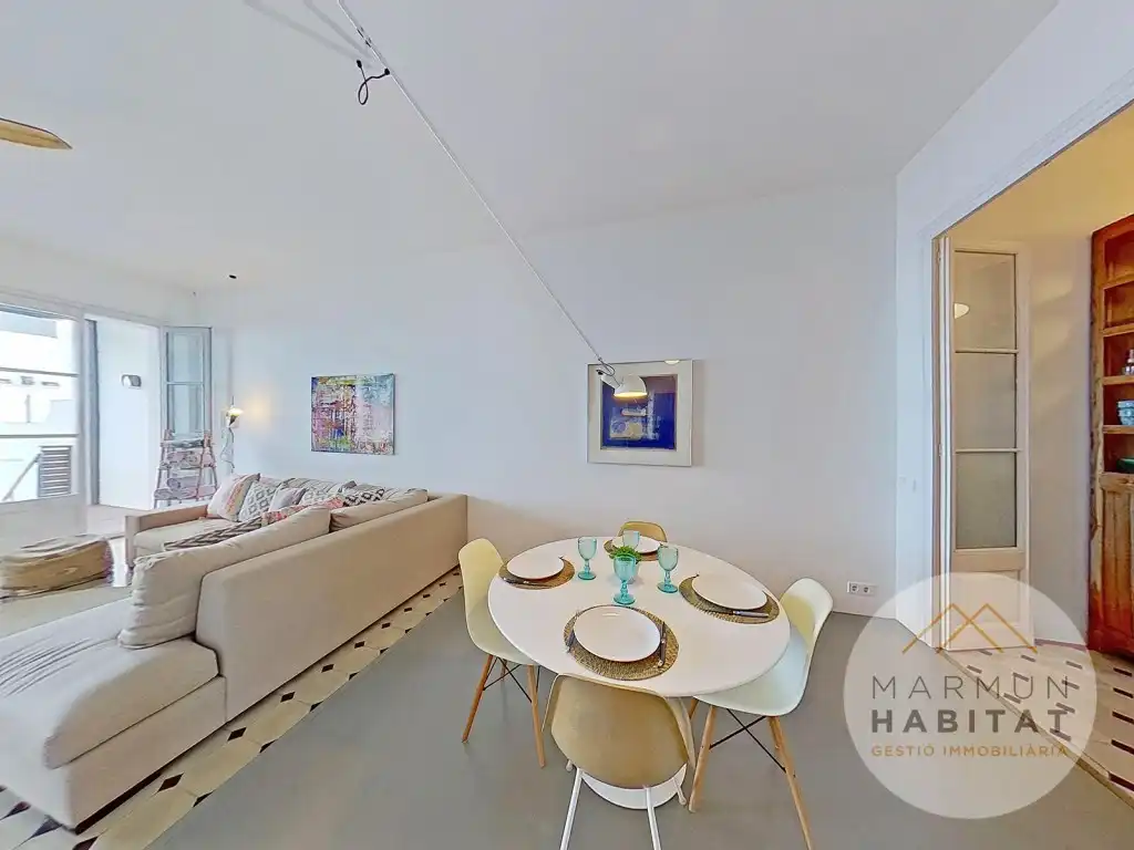 Comedor de Casa o chalet de alquiler en Caldes d'Estrac con Terraza, Piscina y Amueblado