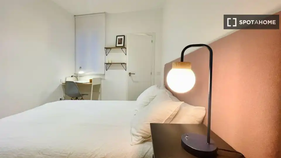 Habitación de Piso de alquiler en Madrid con Aire acondicionado, Calefacción y Amueblado